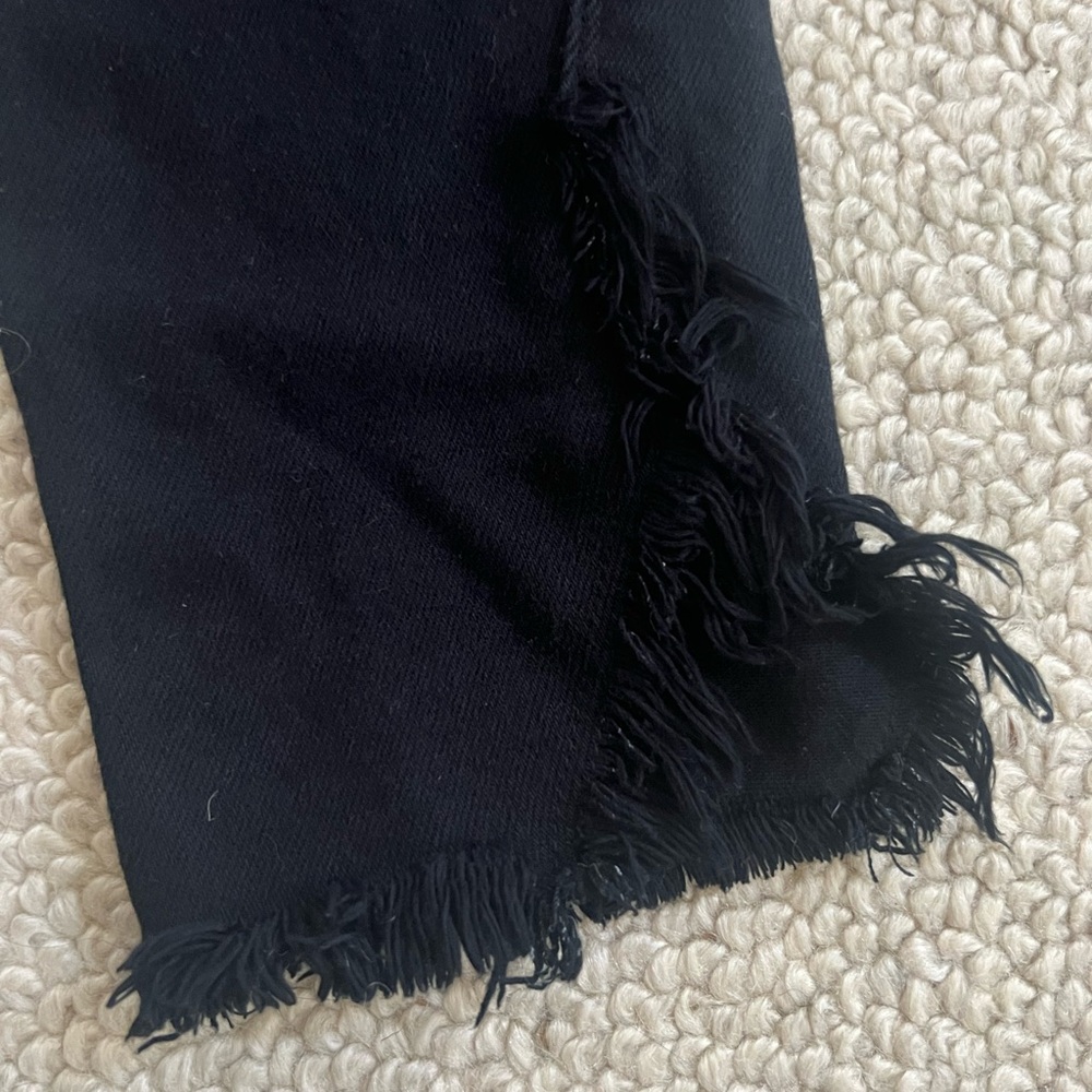 Black Distressed Jeans - Picture 5 of 5